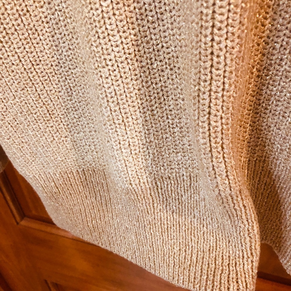 LOFT sweater with gold sparkle - Picture 4 of 5